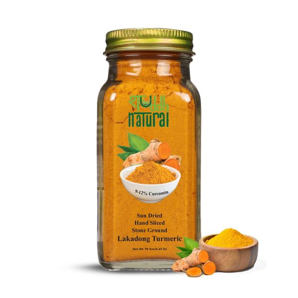 Lakadong Turmeric Powder | Improves Liver Function | Boost Immunity | Haldi | High Curcumin 9-12% | Single Origin | 70gms