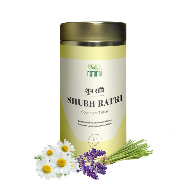 Goodnight Sleep | Anxiety Relief | Caffeine Free | 40 Cups | Shubh Raatri | Floral Tisane