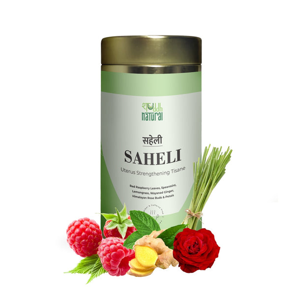 Women Wellness Tea | Relieve Menstrual Cramps | Reduces Bloating | Caffeine Free | 30 Cups | Saheli | Floral Tea