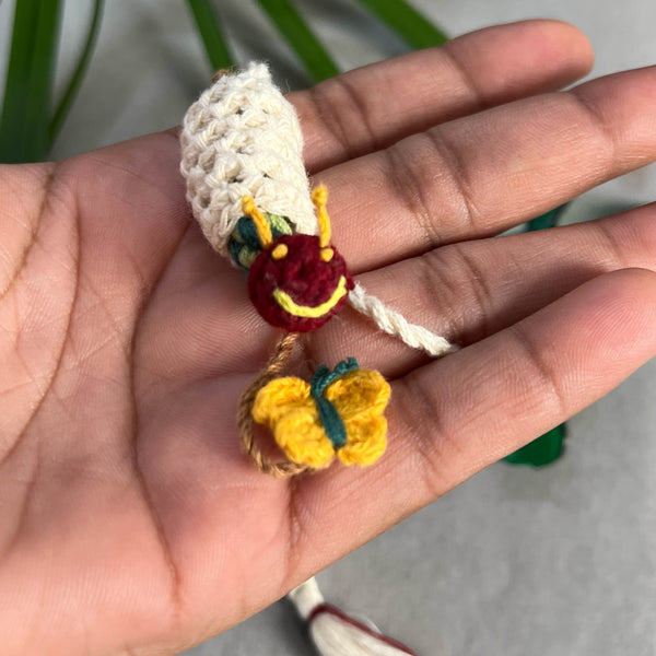 Caterpillar - PLANTABLE | ECO FRIENDLY RAKHI EMBEDDED WITH SEEDS