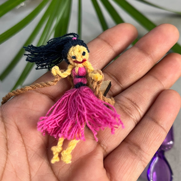 Girl on the Swing - PLANTABLE | ECO FRIENDLY RAKHI EMBEDDED WITH SEEDS