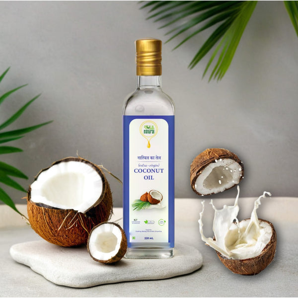 Coconut Oil | Cold Pressed | Face, Skin & Hair | 320 ML | Nariyal Tel