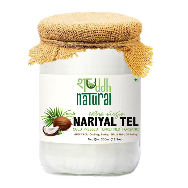 Coconut Oil | Cold Pressed | Face, Skin & Hair | 500 ML | Nariyal Tel