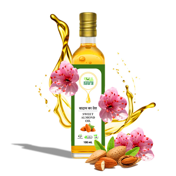 Almond oil | Sweet Cold Pressed | Baby Massage Oil | 100ML | Badaam Tel